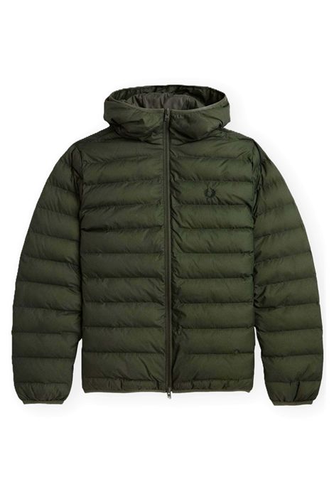 Fred Perry Hooded Insulated Jacket Green Men - FRED PERRY - Sports